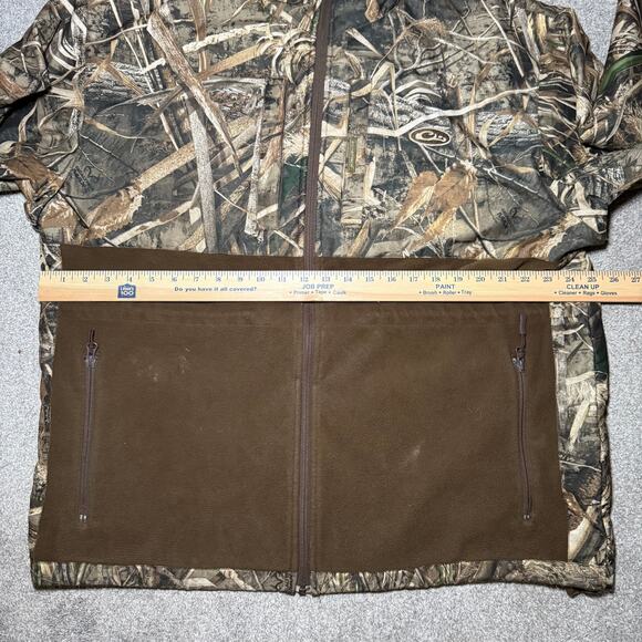 Drake Waterfowl MST Guardian Flex Sherpa Fleece Eqwader Quarter Zip Mens Large - Picture 6 of 7
